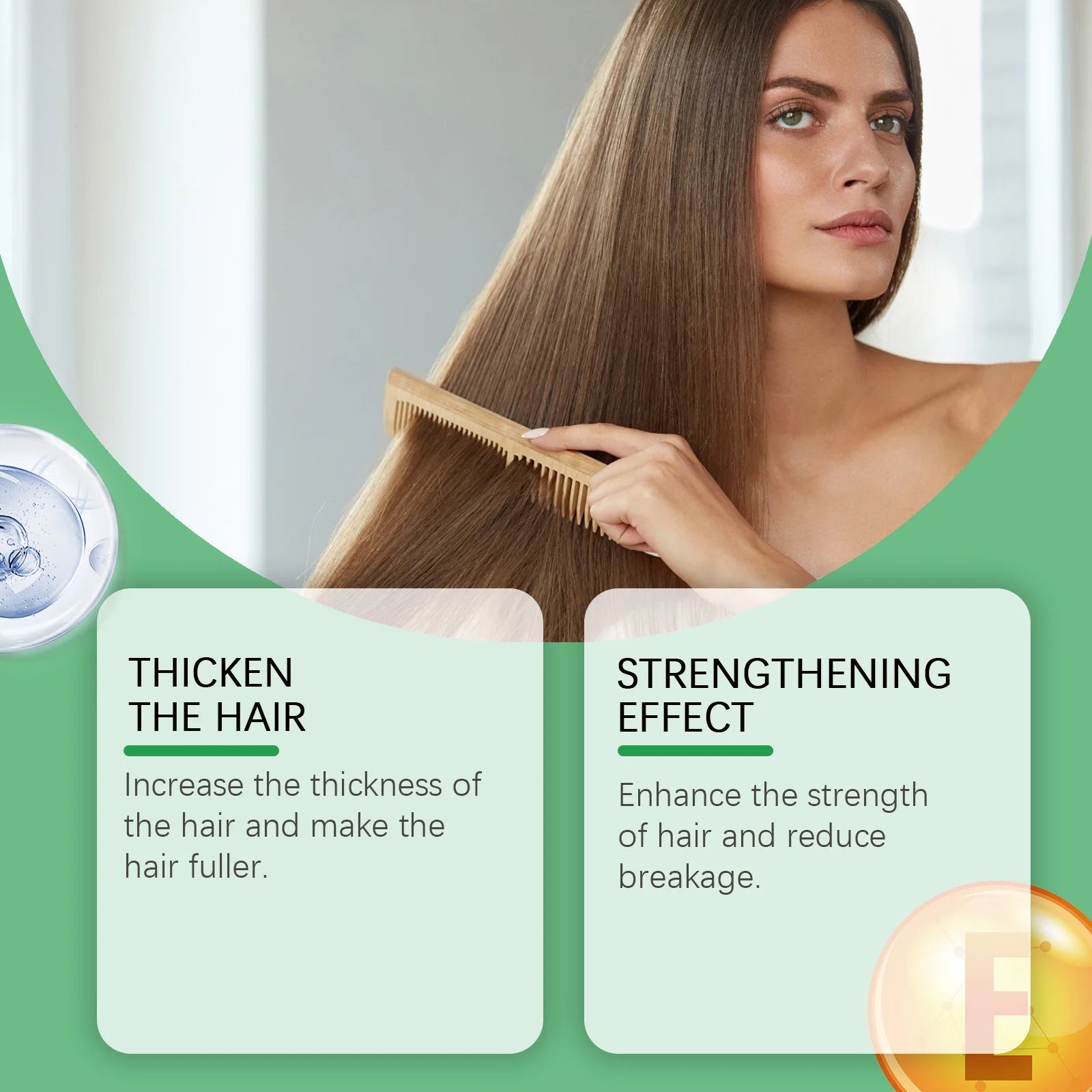 Rosemary Thickening Shampoo Oil Control Volume Strengthening Hair