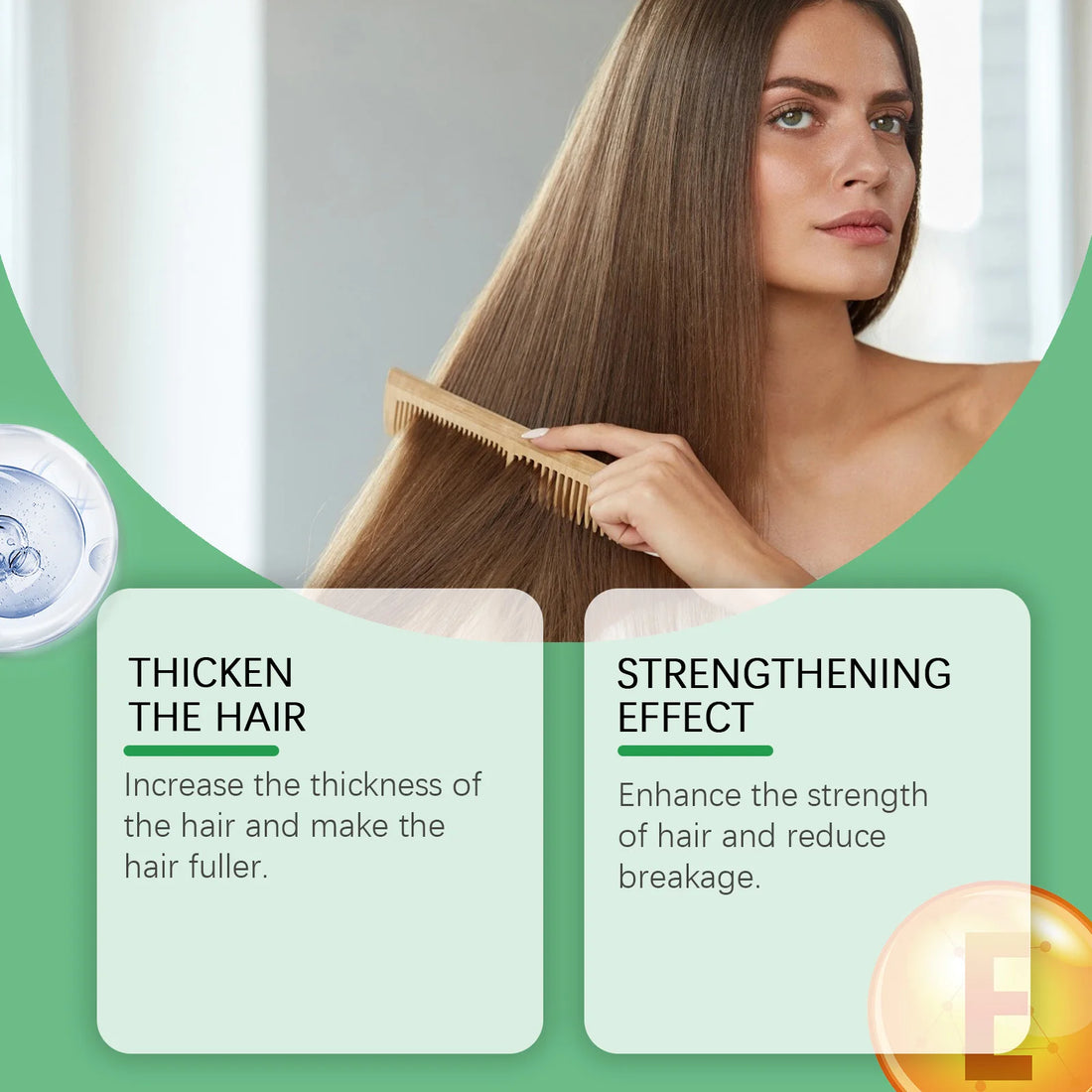 Rosemary Thickening Shampoo Oil Control Volume Strengthening Hair