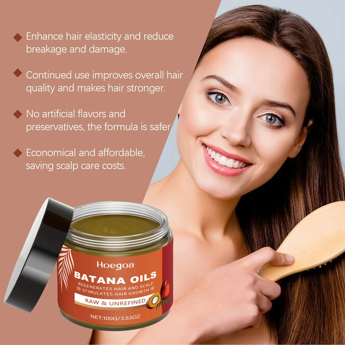 Hoegoa Batana Oil Hair Conditioner Nourishing Smoothness Cream