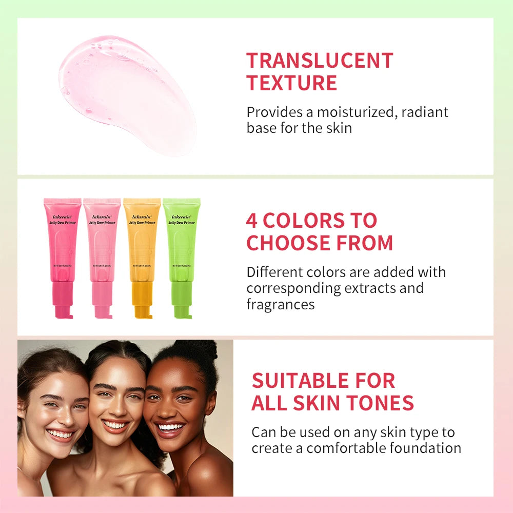 Peach Jelly Dew Hydrating Pore Minimizing Face Primer Gel