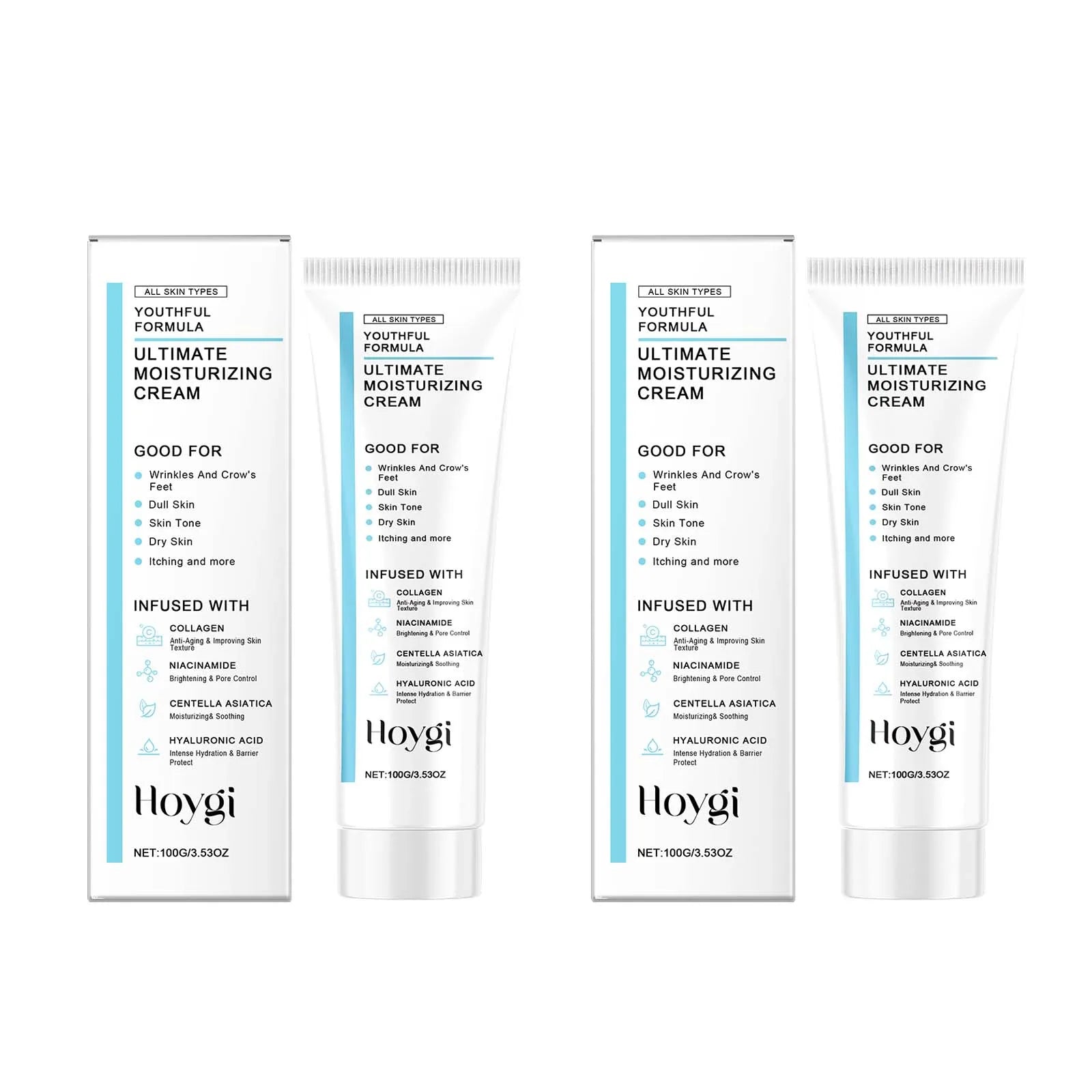 Centella Hyaluronic Acid Moisturizing Cream Barrier Nourishing Skincare