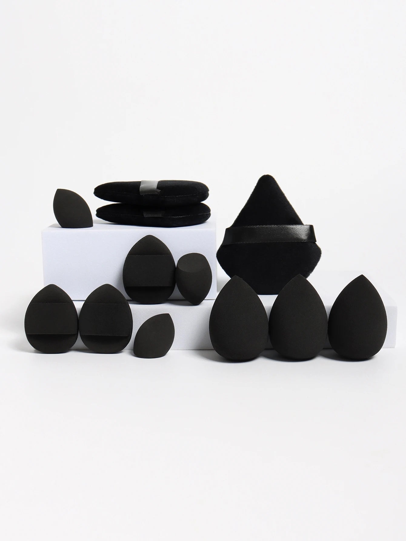 12-Piece Makeup Sponge Set Beauty Blender Powder Puffs