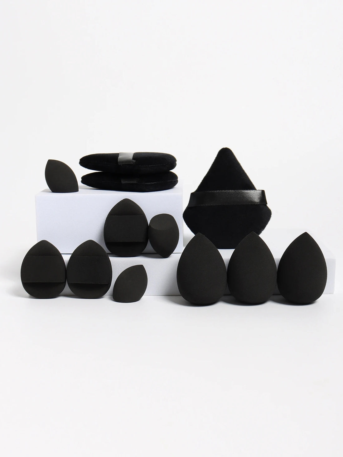 12-Piece Makeup Sponge Set Beauty Blender Powder Puffs