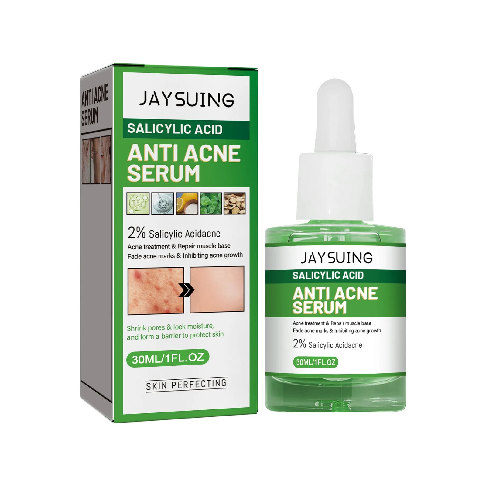 Salicylic Acid Facial Serum Acne Mark Pore Oil Control