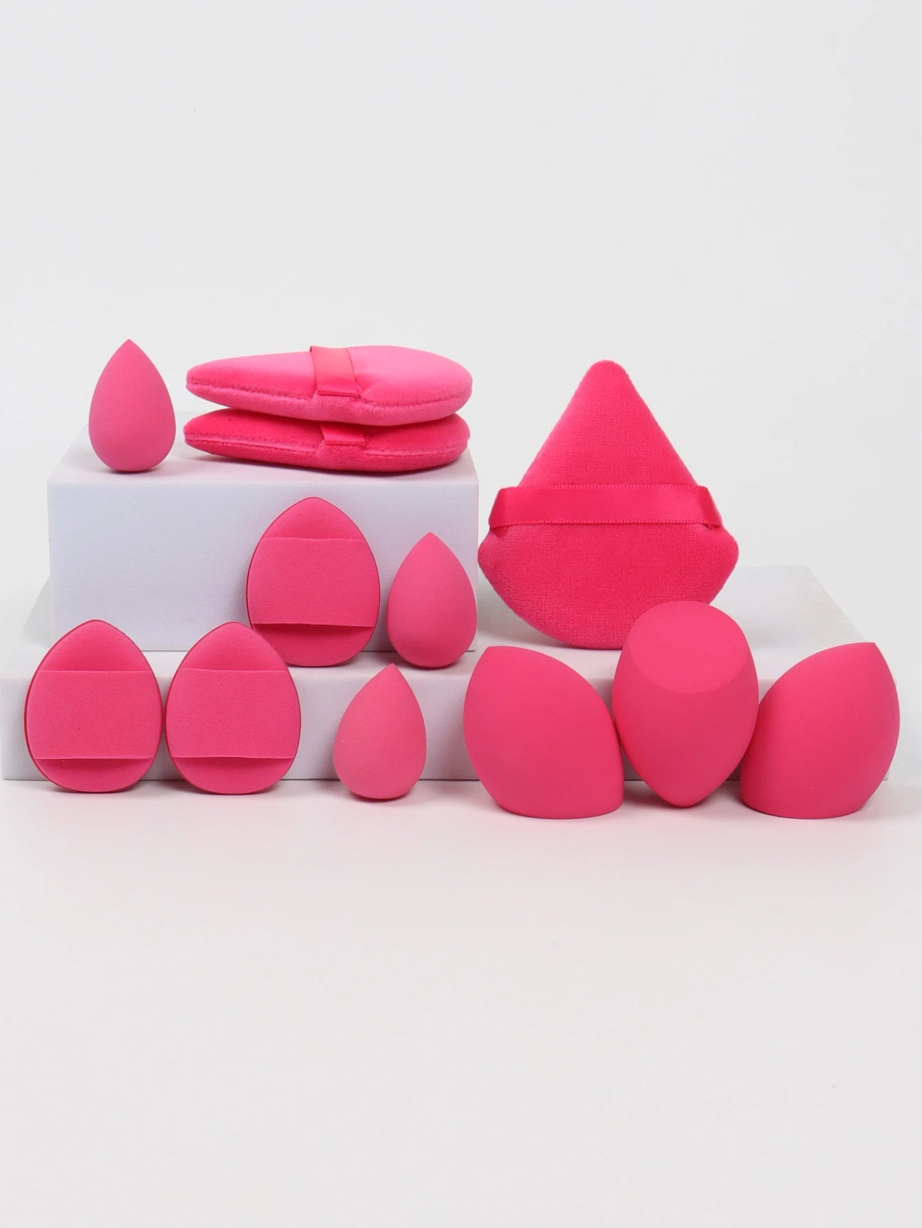 12-Piece Makeup Sponge Set Beauty Blender Powder Puffs