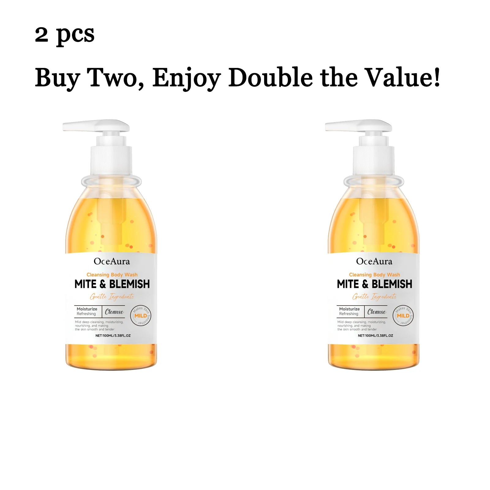 100g Mild Body Wash Gentle Moisturizing Refreshing Cleansing Gel