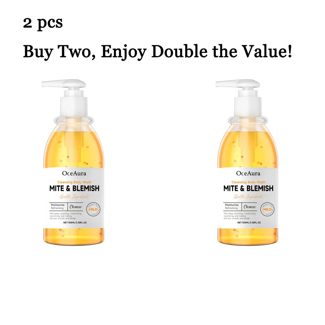 100g Mild Body Wash Gentle Moisturizing Refreshing Cleansing Gel