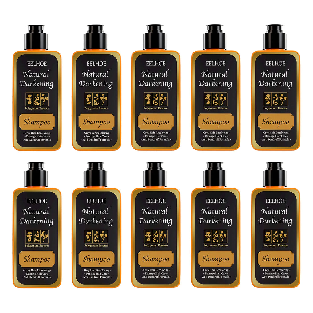 100ml Black Dye Shampoo Herbal Hair Coloring Treatment