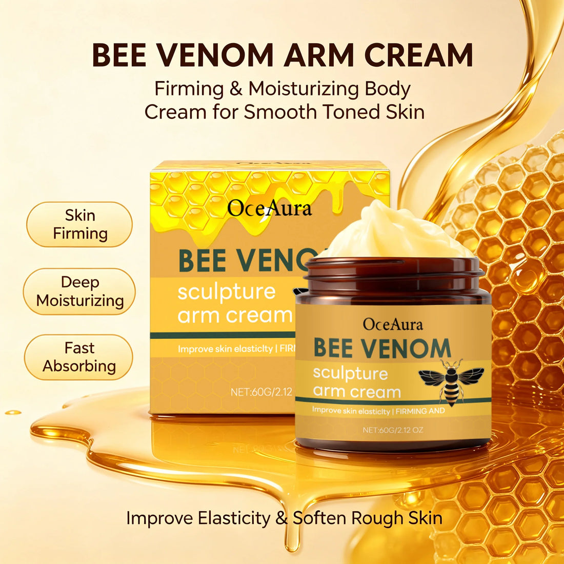 Bee Venom Arm Tightening Contouring Body Care Cream