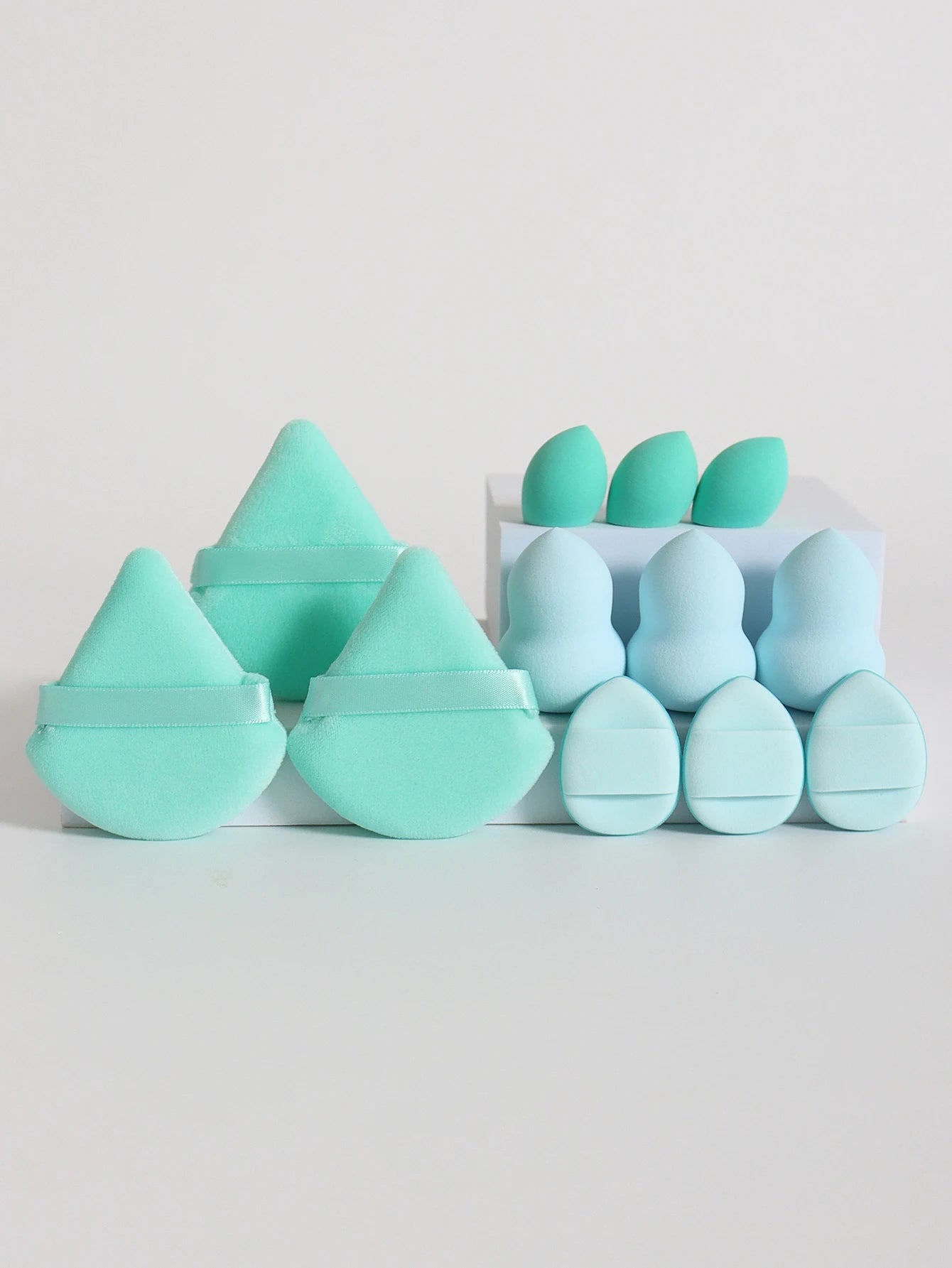12-Piece Makeup Sponge Set Beauty Blender Powder Puffs