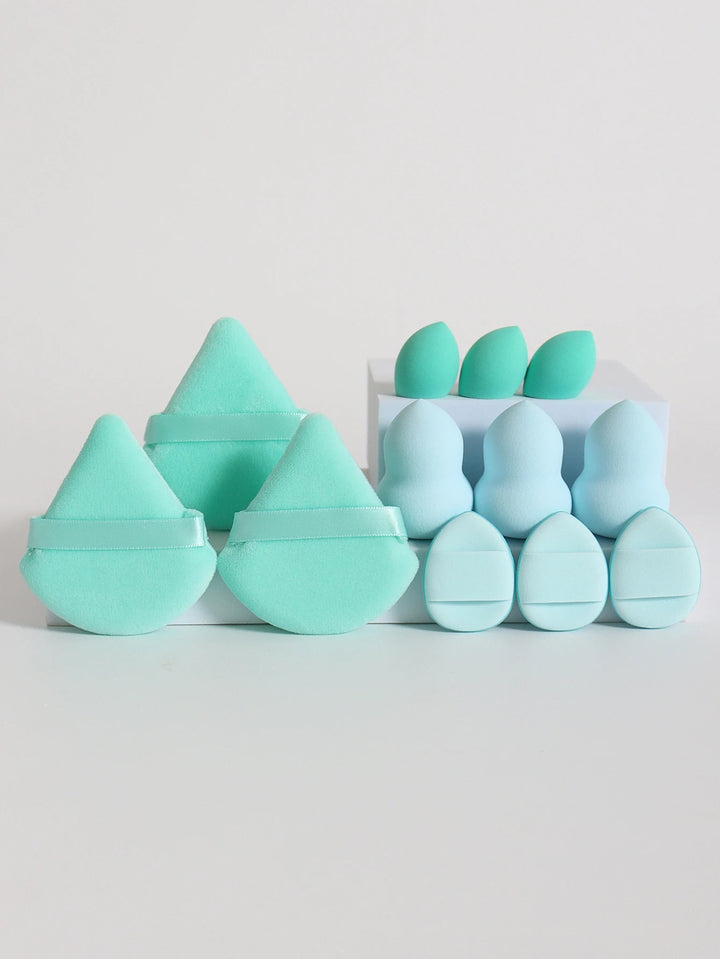 12-Piece Makeup Sponge Set Beauty Blender Powder Puffs