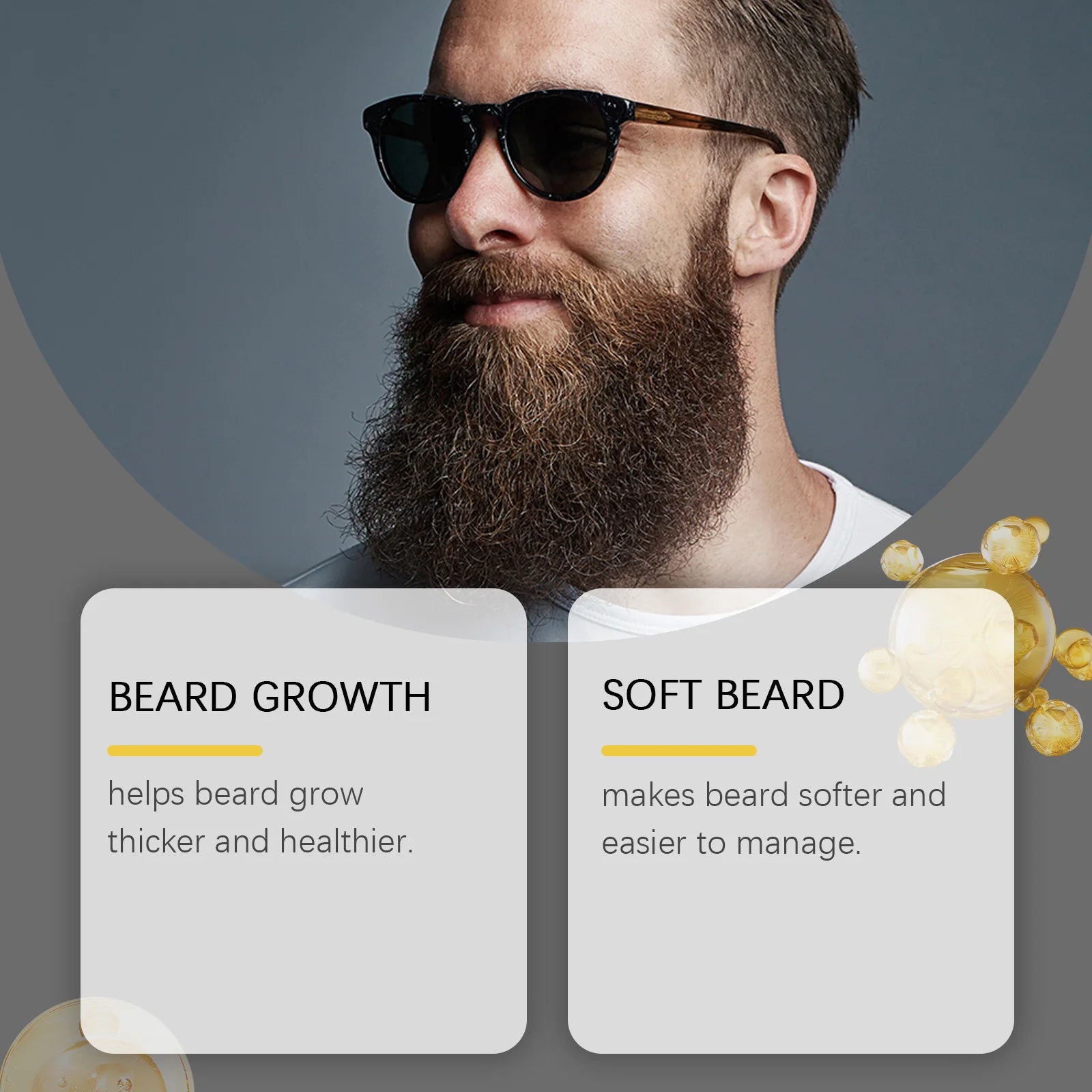 Beard Thickening Care Oil 0.25mm Roller Ball Grooming