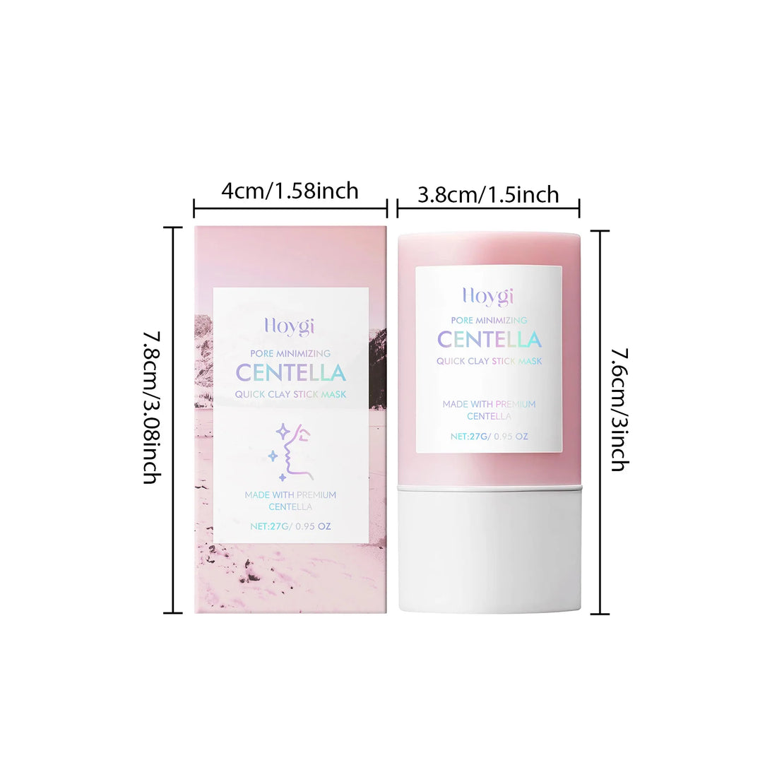 Centella Bentonite Clay Stick Mask Pore Minimizing Oil Control