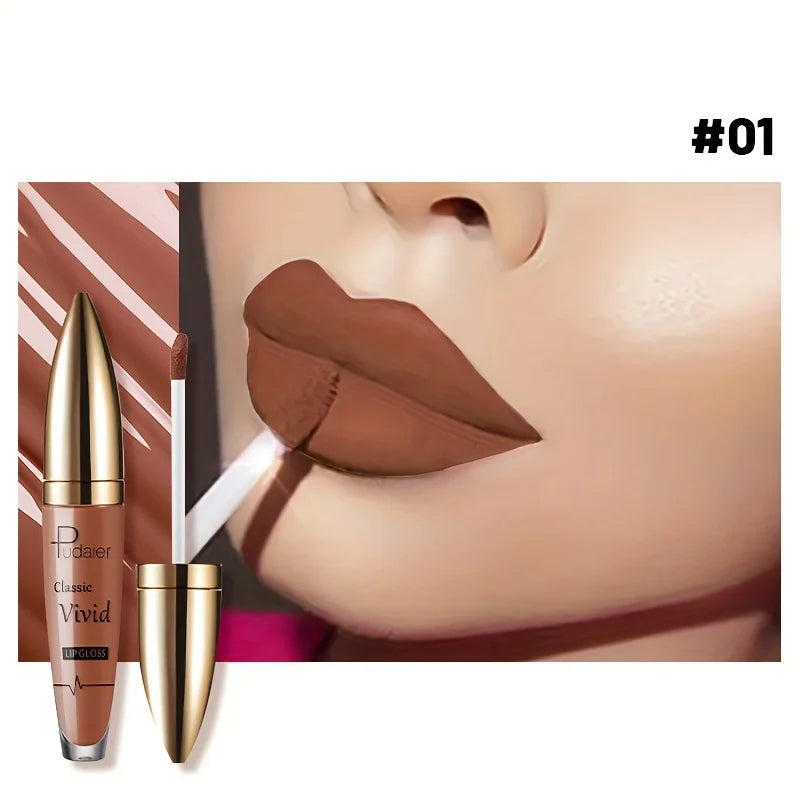 High Pigmented Matte Lip Glaze Long Lasting Smudge Proof
