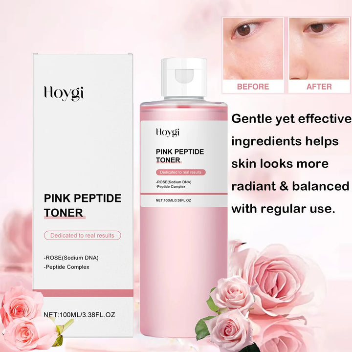 Rose Essence Peptide Toner Moisturizing Soothing Facial Care