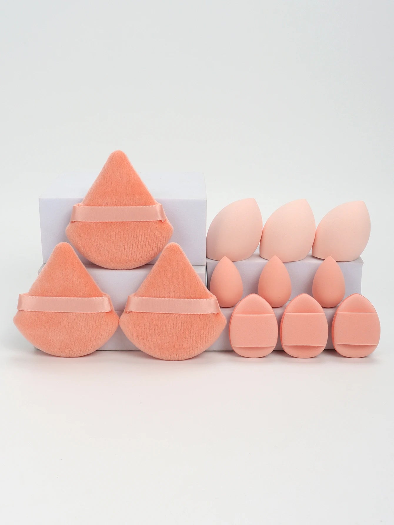 12-Piece Makeup Sponge Set Beauty Blender Powder Puffs