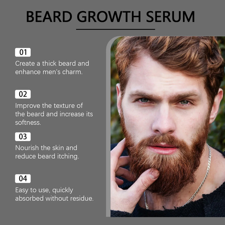 Beard Thickening Care Oil 0.25mm Roller Ball Grooming