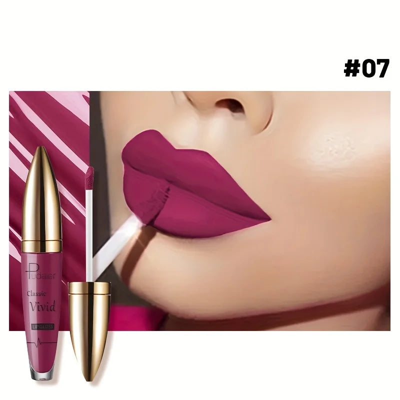 High Pigmented Matte Lip Glaze Long Lasting Smudge Proof