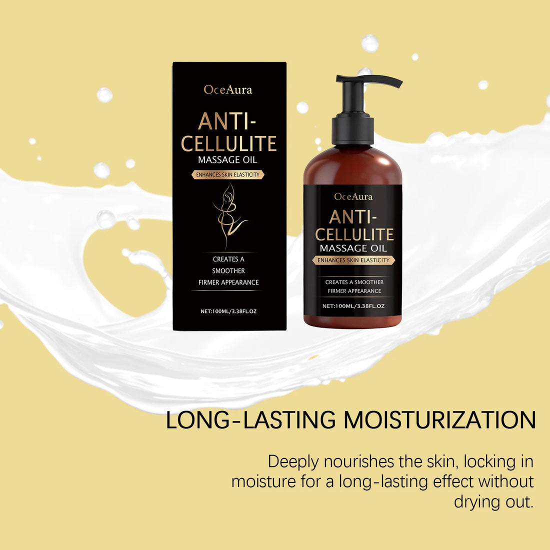 Body Firming Oil Hydrating Nourishing Massage Cellulite Skin Care