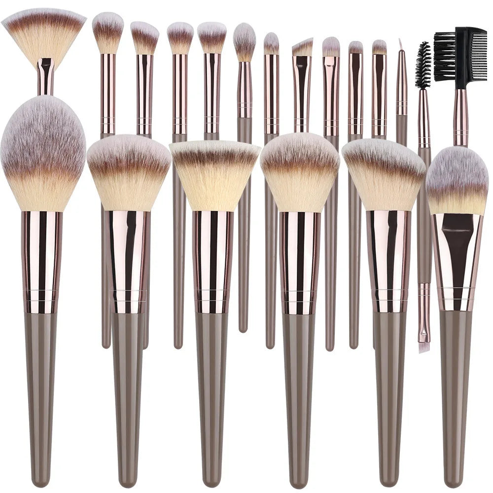 20-Piece Soft Synthetic Makeup Brushes Foundation Eyeshadow Blush
