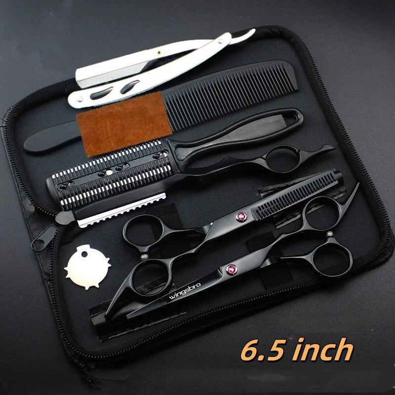Japanese Hair Scissors Set Professional Hairdressing Cutting Kit