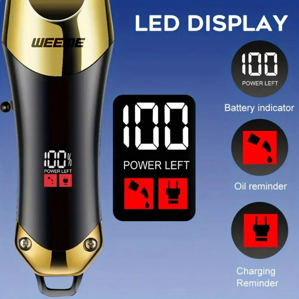 T9 Vintage Rechargeable Hair Clipper Beard Nose Trimmer