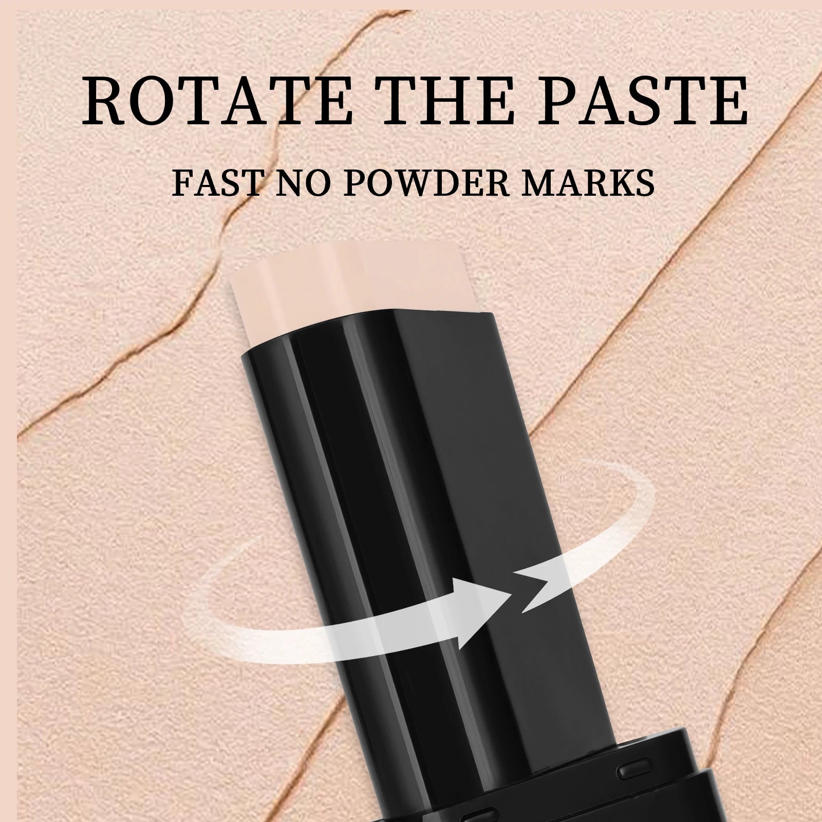 2-in-1 Concealer Foundation Stick Waterproof Matte Contour Makeup