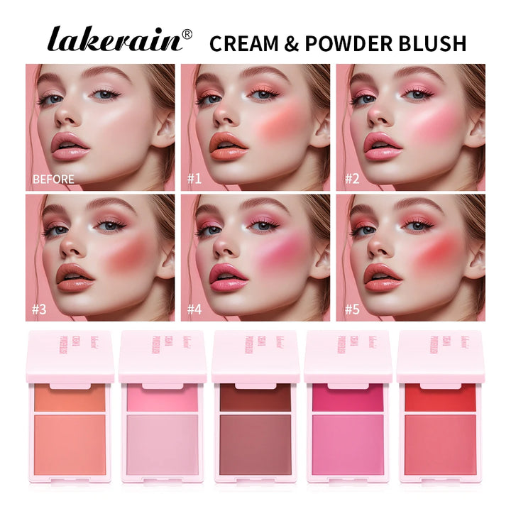 2-in-1 Cream & Powder Pink Blush