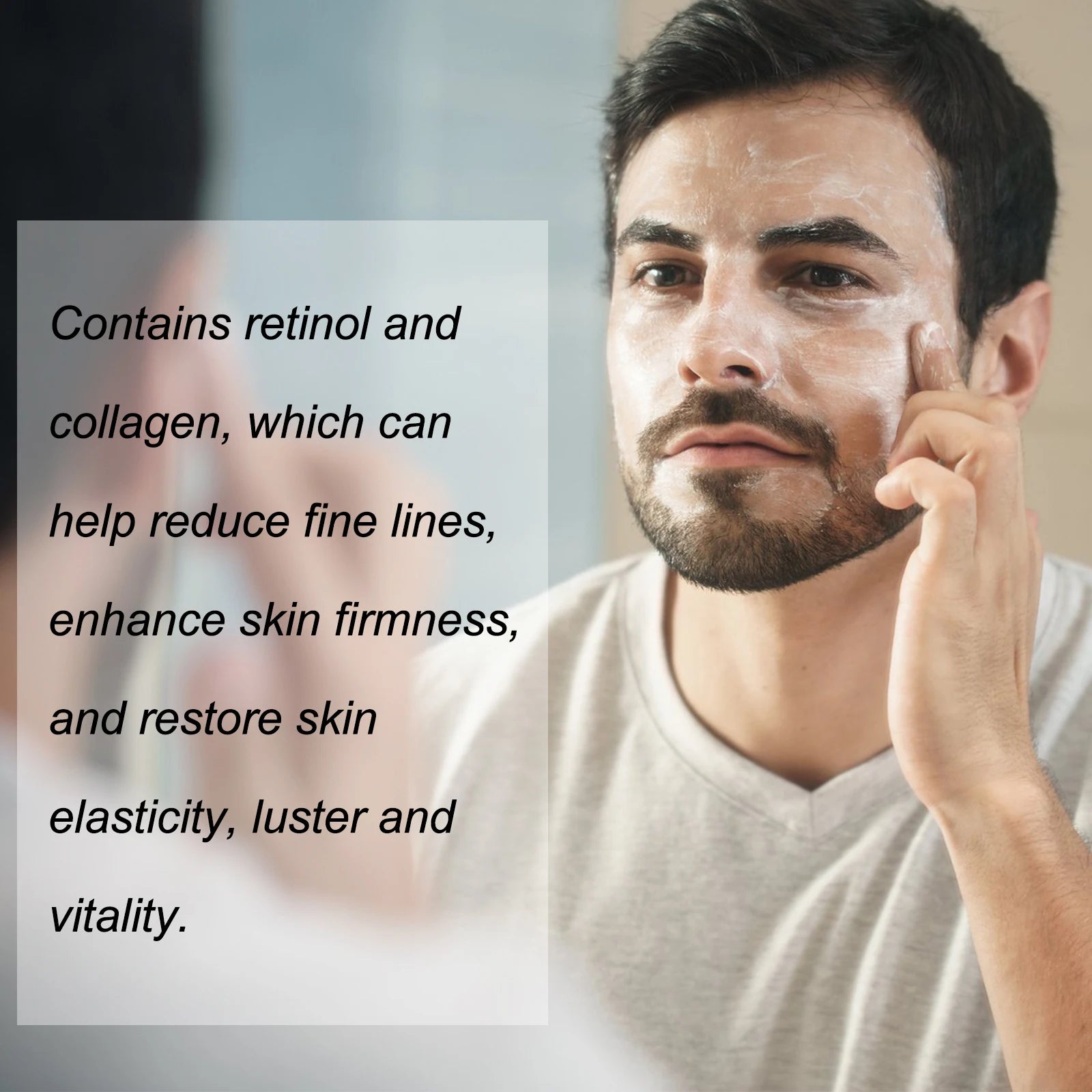 Men's Retinol Face Cream Firming Moisturizing Fine Line Care