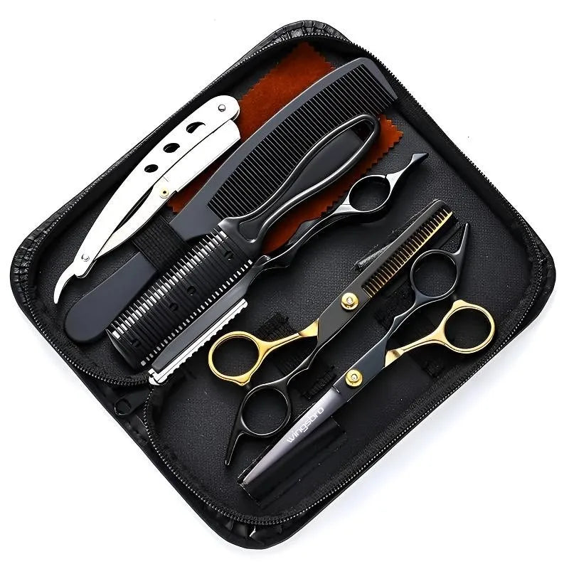 Japanese Hair Scissors Set Professional Hairdressing Cutting Kit