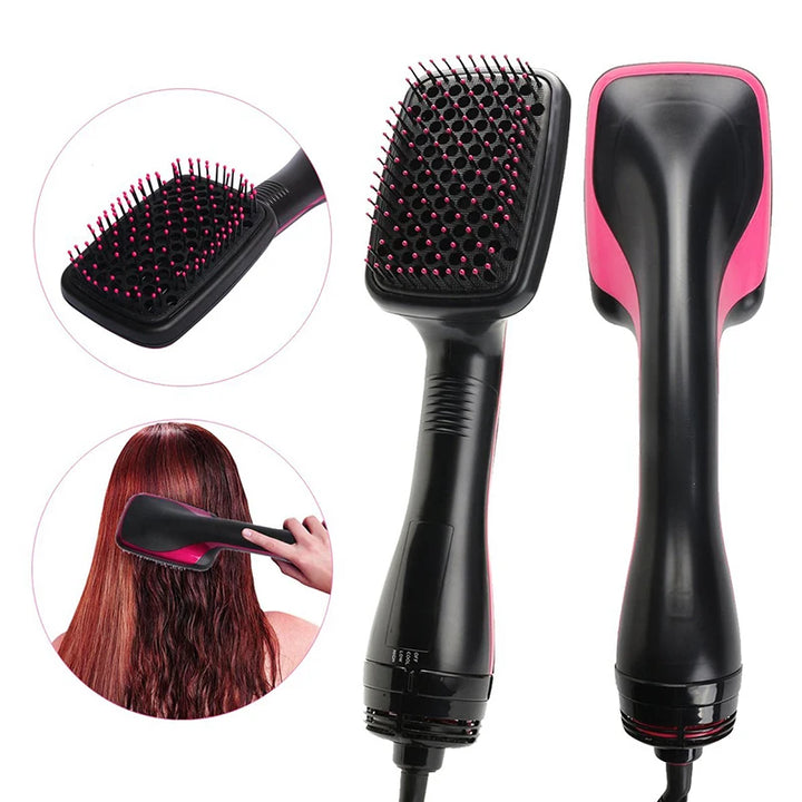 One-Step Hot Air Brush Hair Dryer Straightening Styling Tool