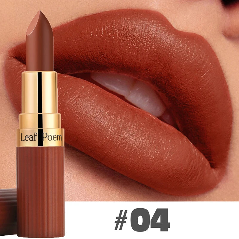 6-Color Matte Velvet Lipstick Set Waterproof Long-Lasting Makeup