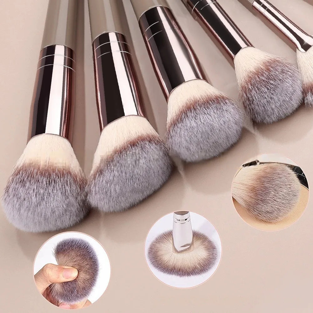 20-Piece Soft Synthetic Makeup Brushes Foundation Eyeshadow Blush