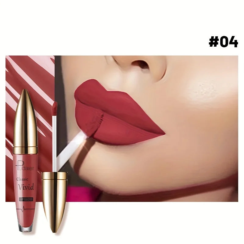 High Pigmented Matte Lip Glaze Long Lasting Smudge Proof