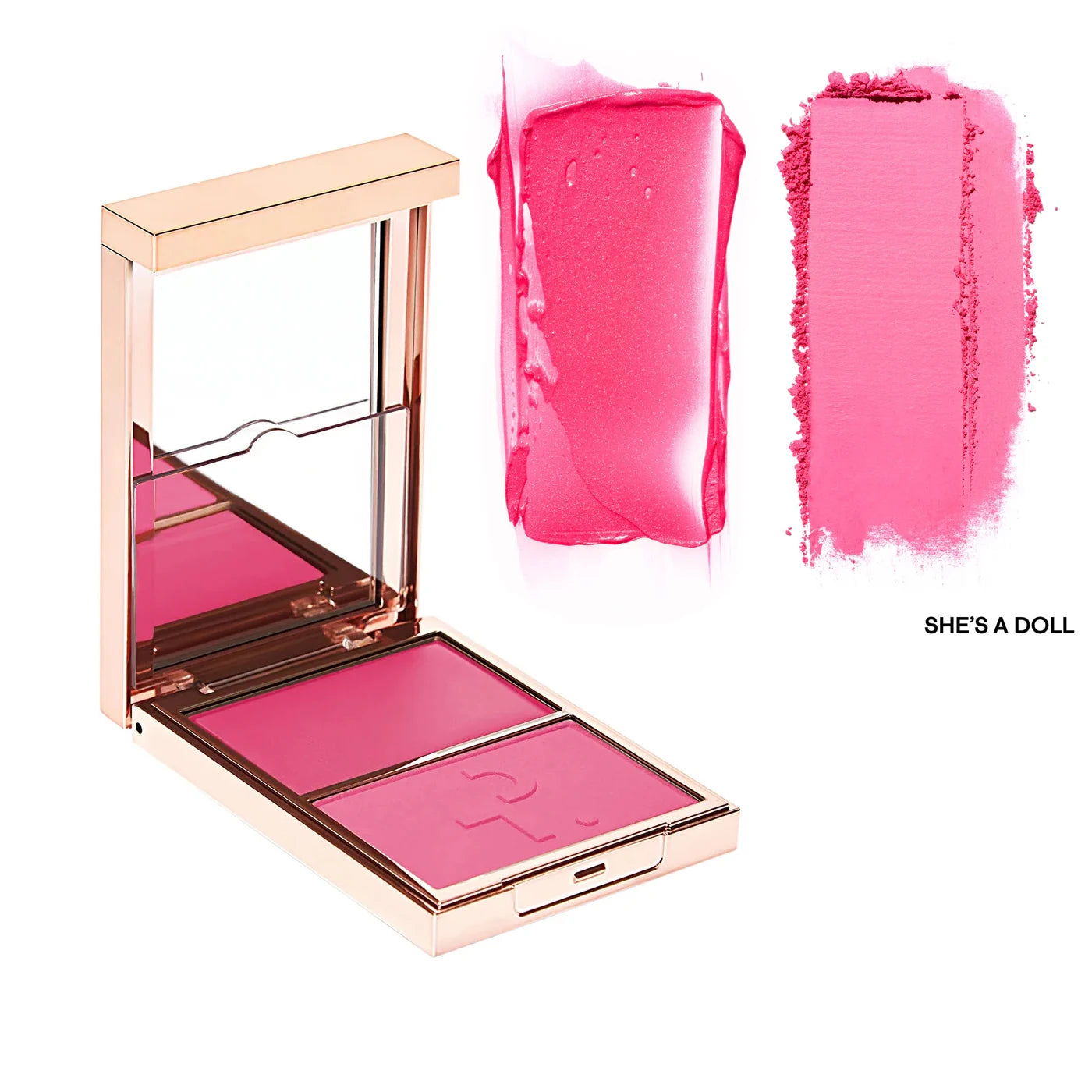 Patrick Major Headlines Double Take Cream & Powder Blush Duo