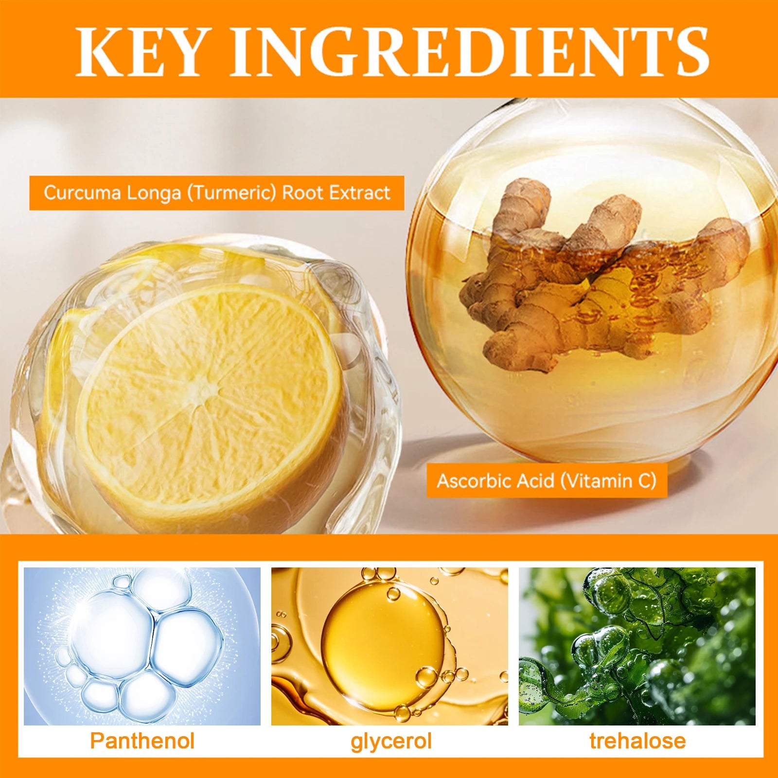 Turmeric Vitamin C Body Scrub Shower Gel Set