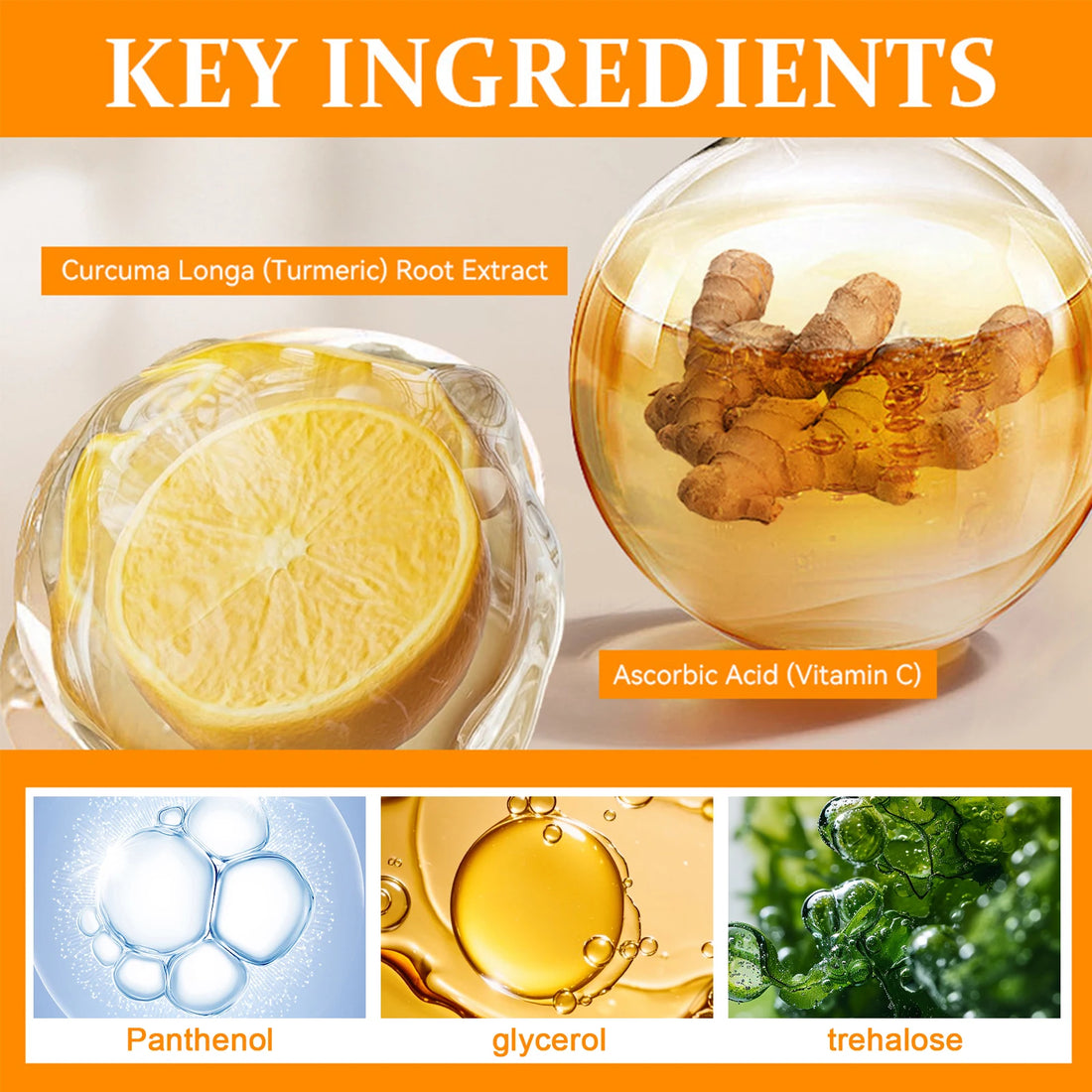 Turmeric Vitamin C Body Scrub Shower Gel Set