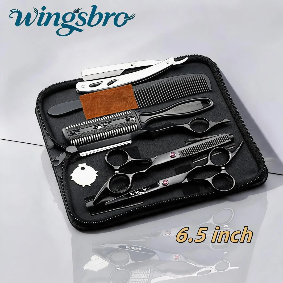 Japanese Hair Scissors Set Professional Hairdressing Cutting Kit