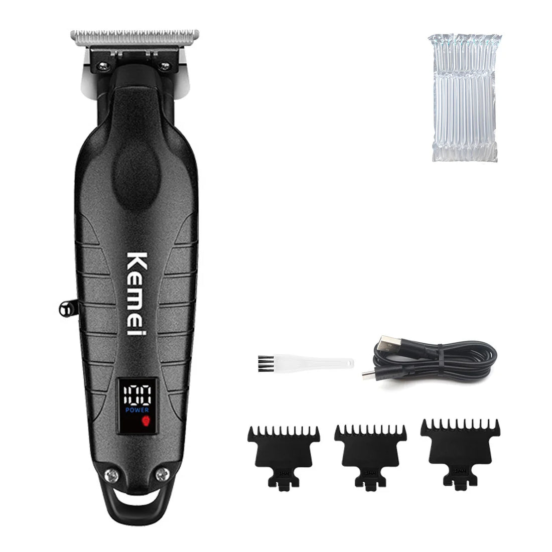 KM-2293 DLC T-Blade Zero-Gap Professional Hair Trimmer
