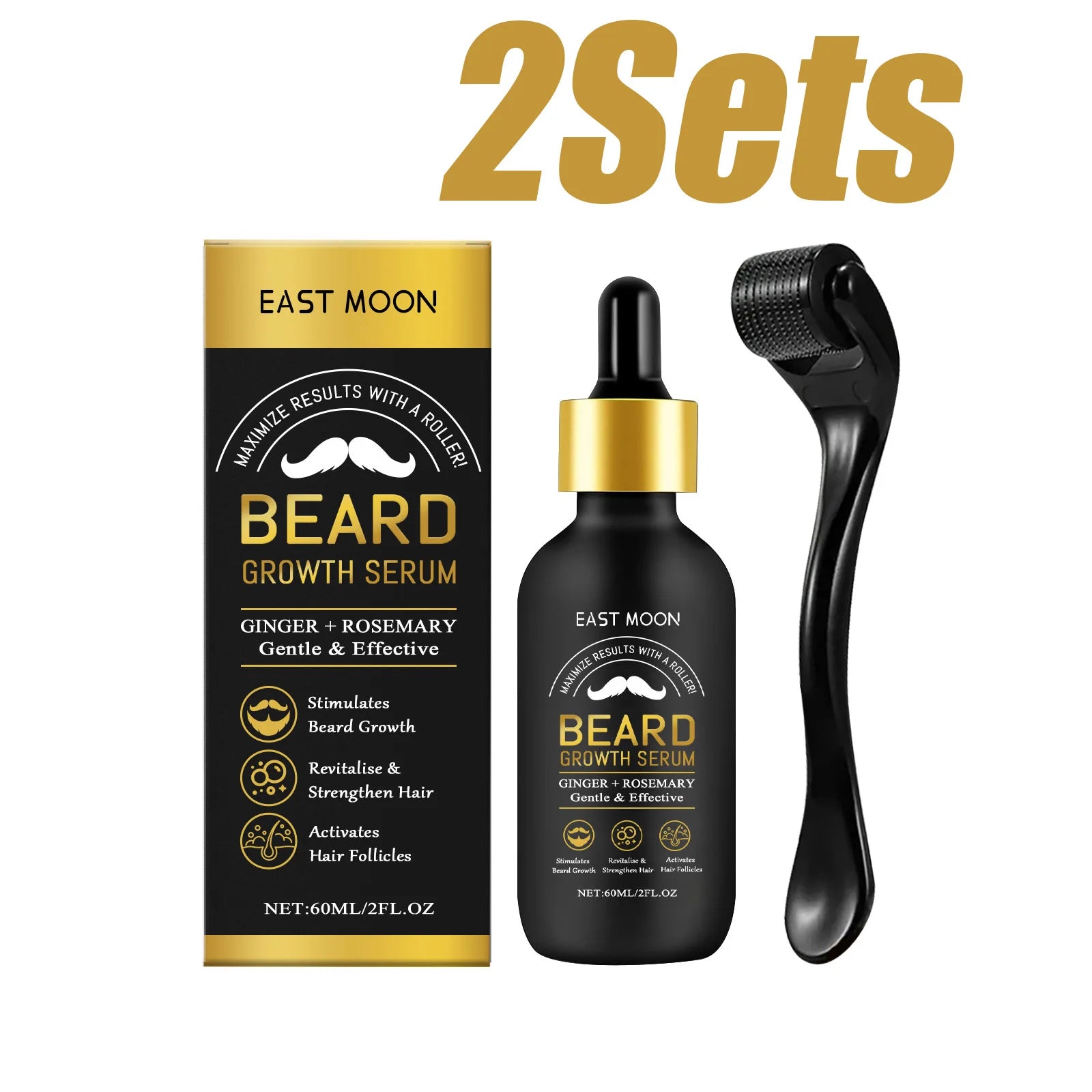 Beard Thickening Care Oil 0.25mm Roller Ball Grooming