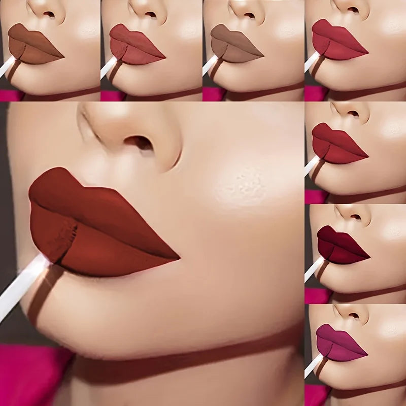 High Pigmented Matte Lip Glaze Long Lasting Smudge Proof