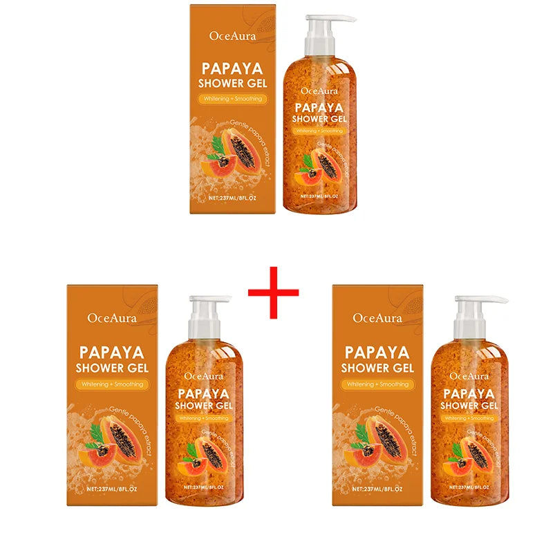 Papaya Shower Gel Exfoliating Hydrating Rich Foam Body Wash