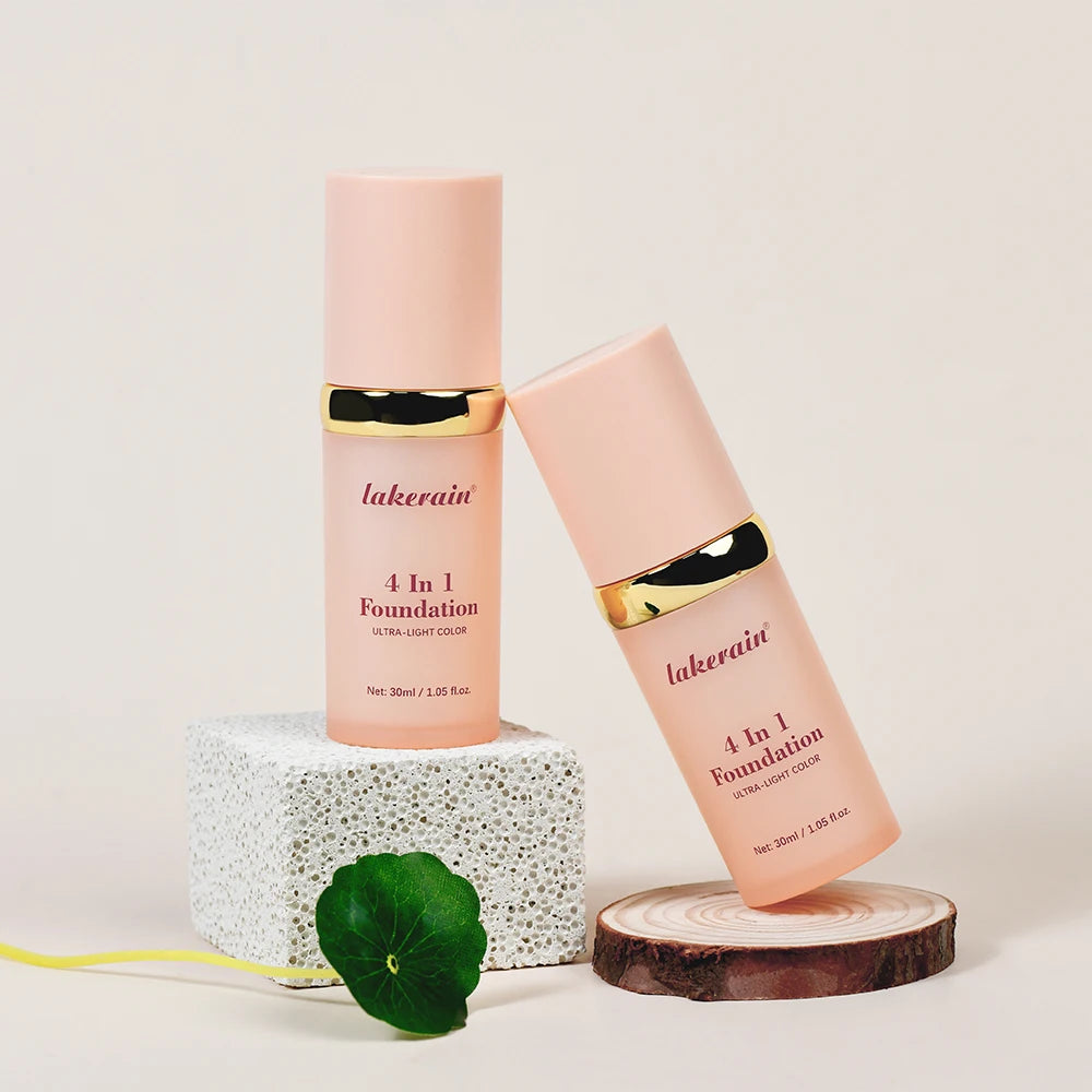 4-in-1 Color Changing Hydrating Waterproof Full Coverage Foundation