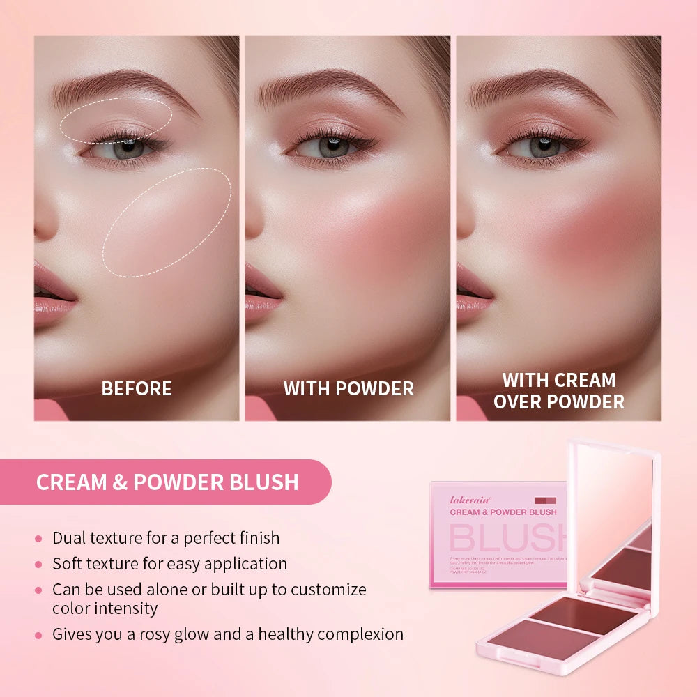 2-in-1 Cream & Powder Pink Blush