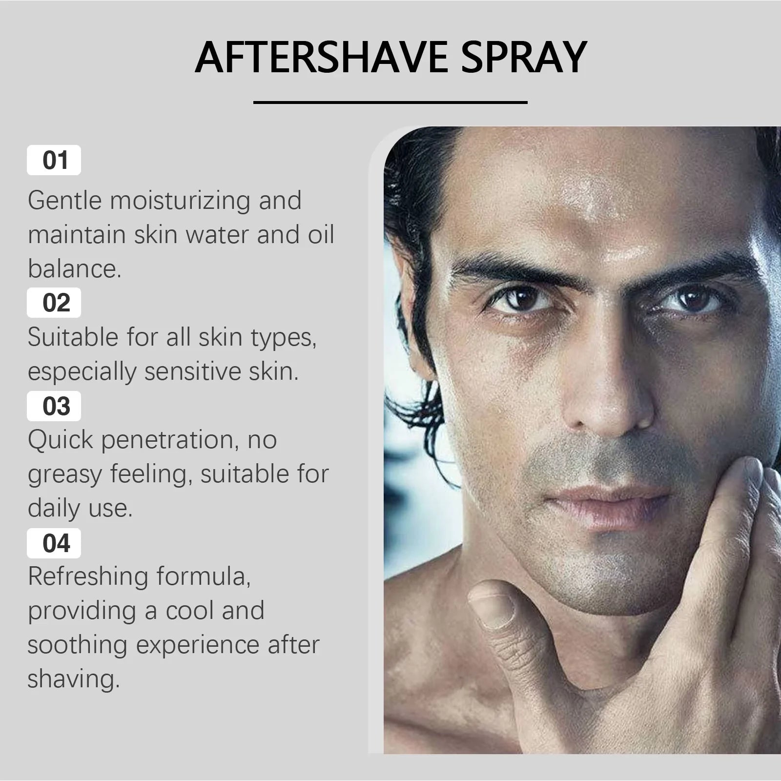East Moon Sandalwood Aftershave Oil Spray Beard Care