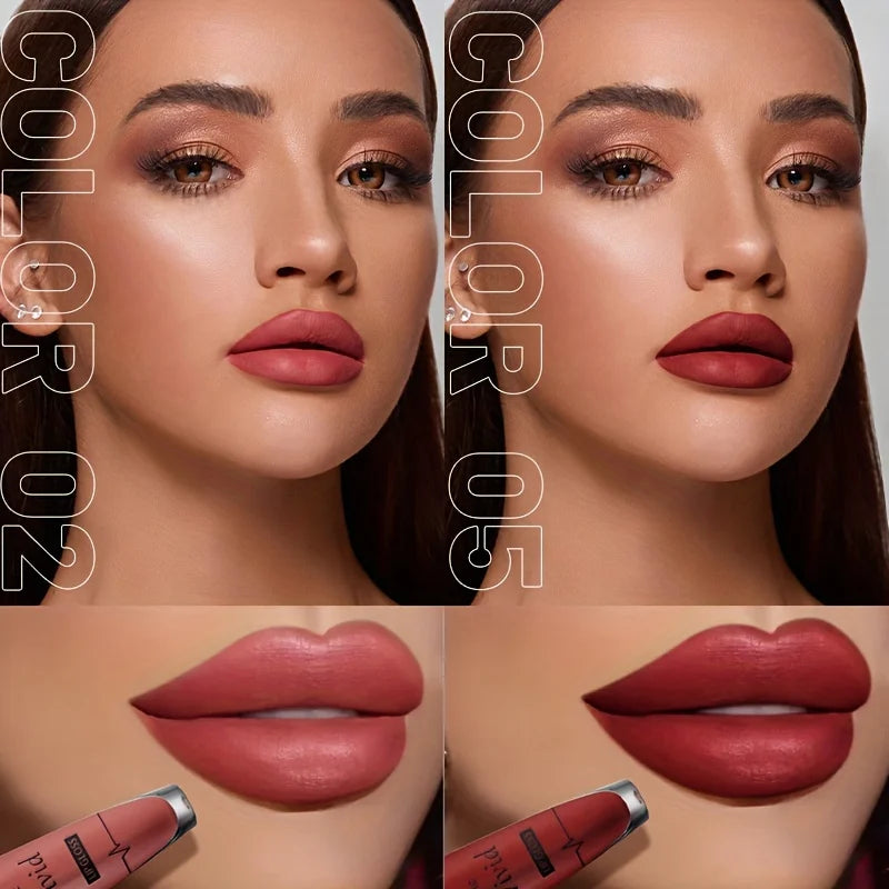 High Pigmented Matte Lip Glaze Long Lasting Smudge Proof