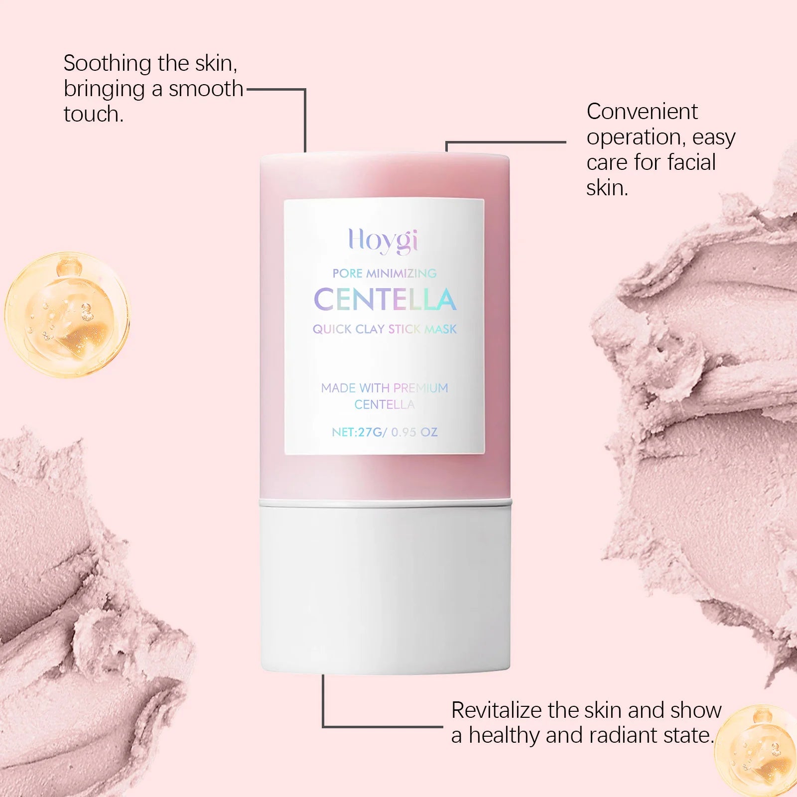 Centella Bentonite Clay Stick Mask Pore Minimizing Oil Control
