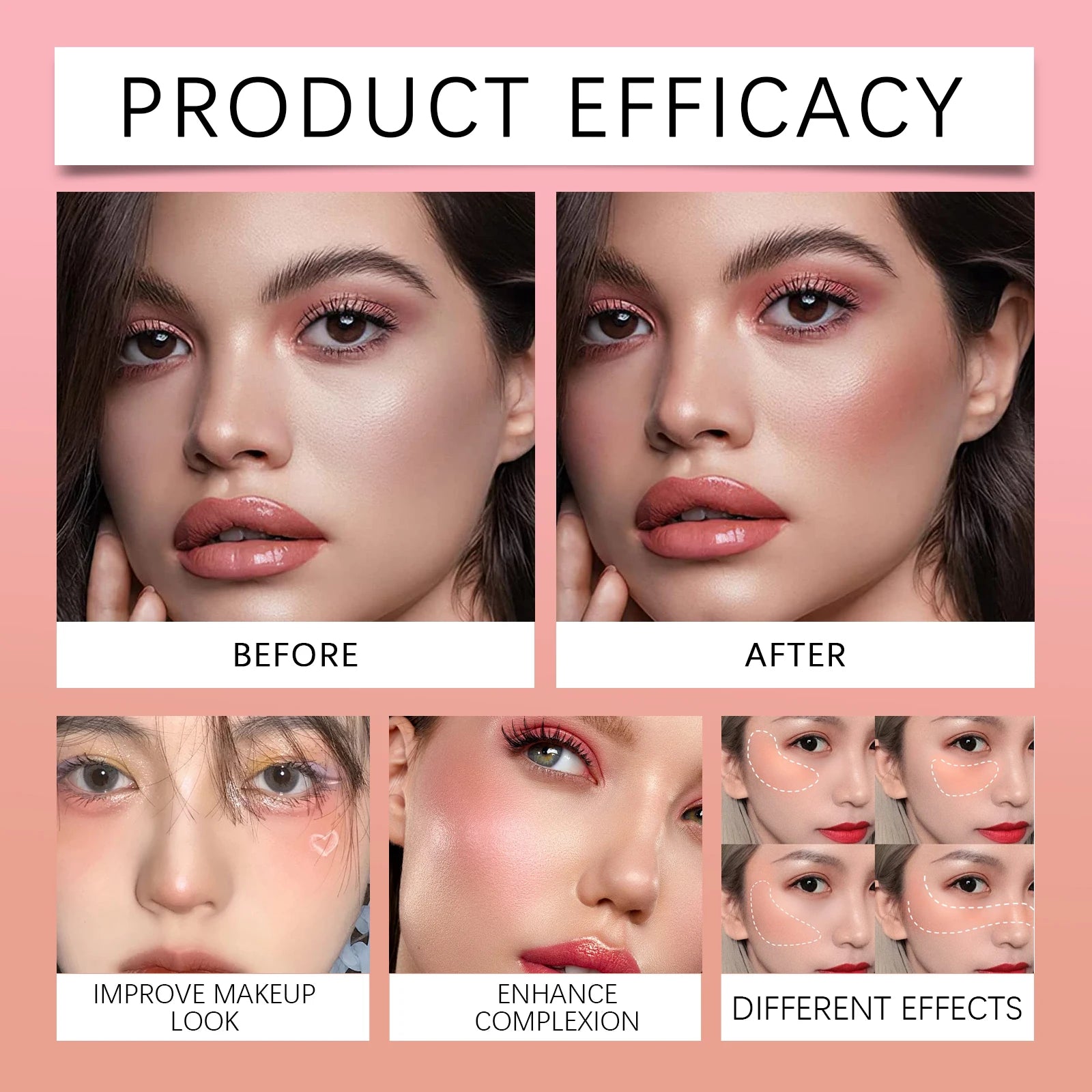 Velvet Cream Blush Hyaluronic Acid Shimmer Cheek Tint Makeup