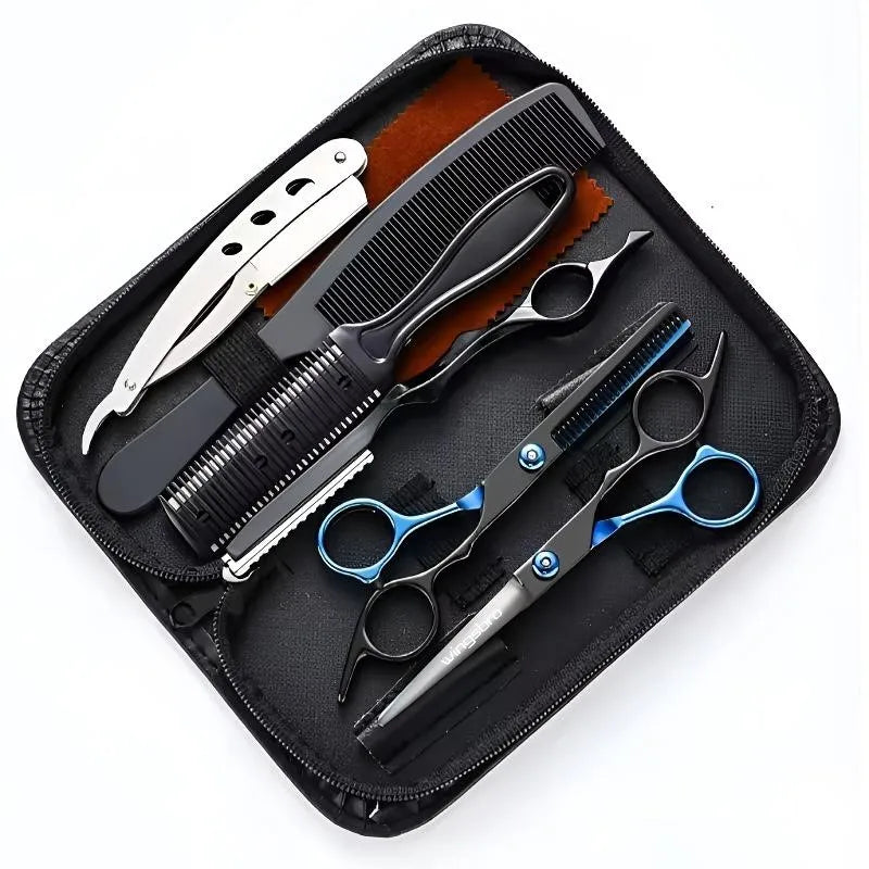 Japanese Hair Scissors Set Professional Hairdressing Cutting Kit