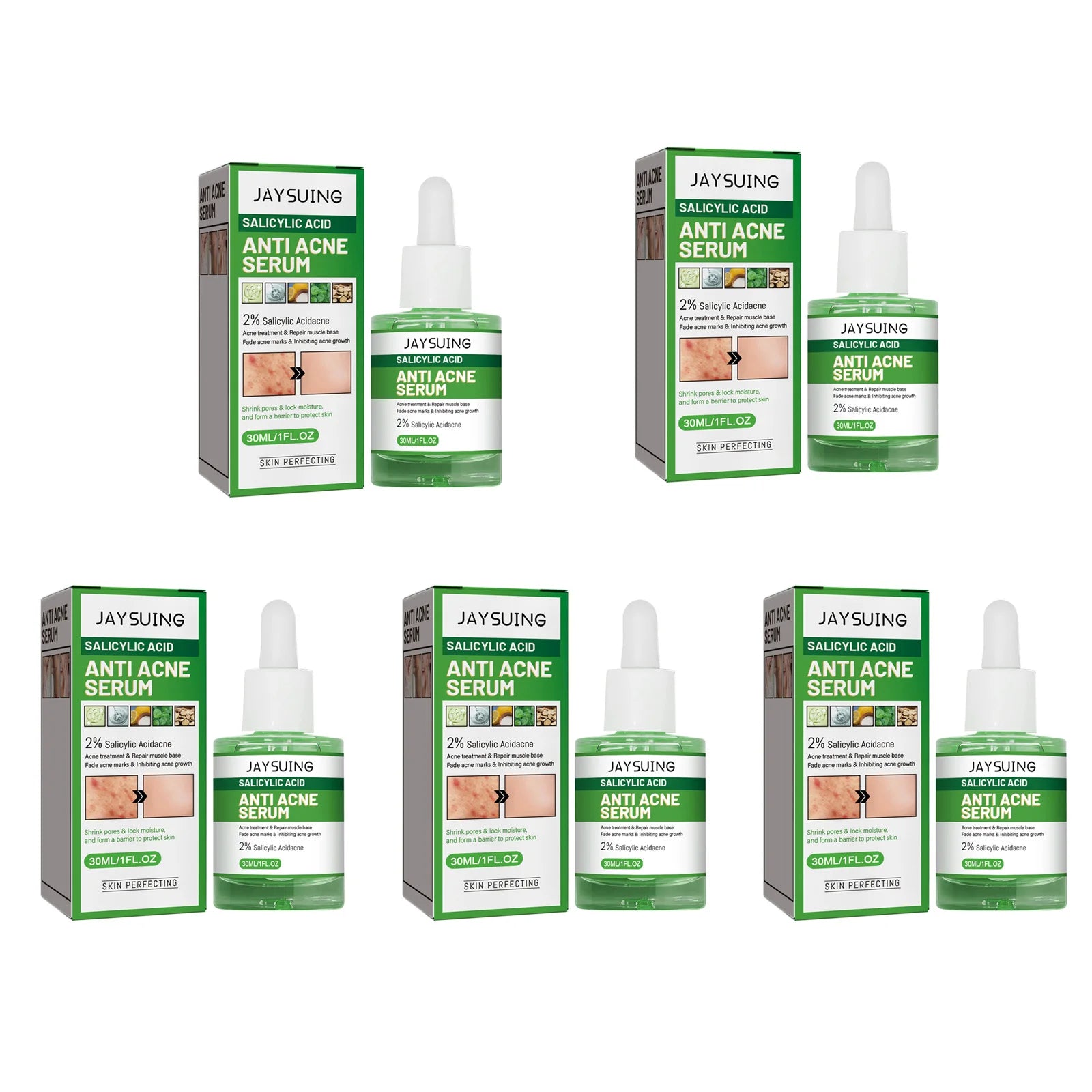 Salicylic Acid Facial Serum Acne Mark Pore Oil Control